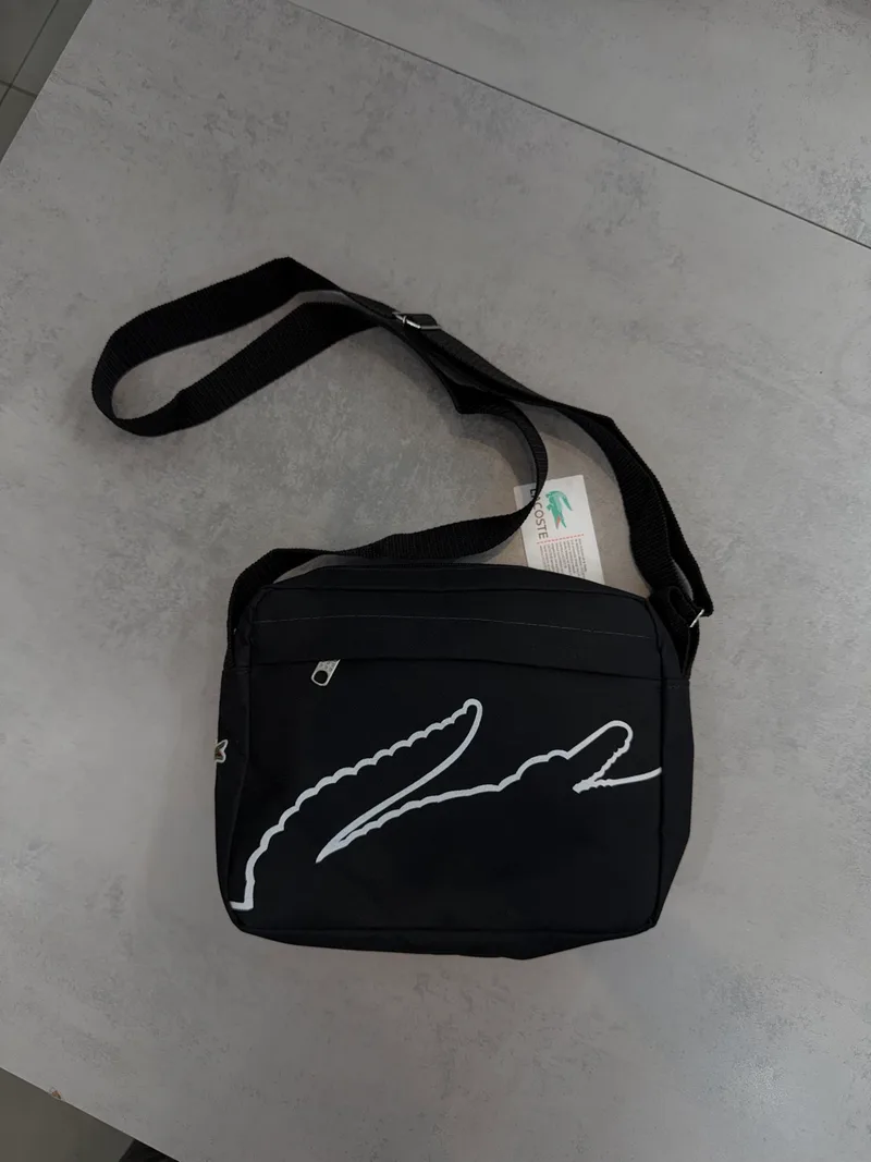 BAG Lacoste Tecido Preto