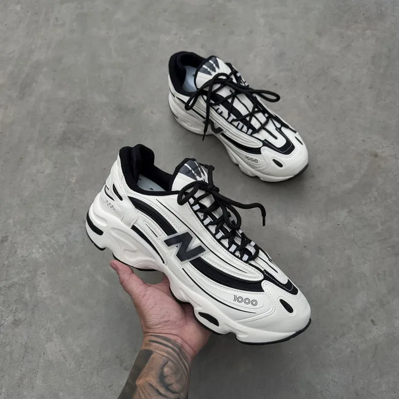 Tênis New Balance 1000 branco e preto