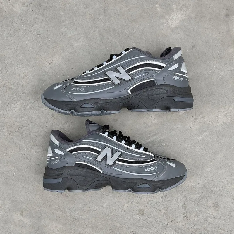Tênis New Balance 1000 cinza e preto