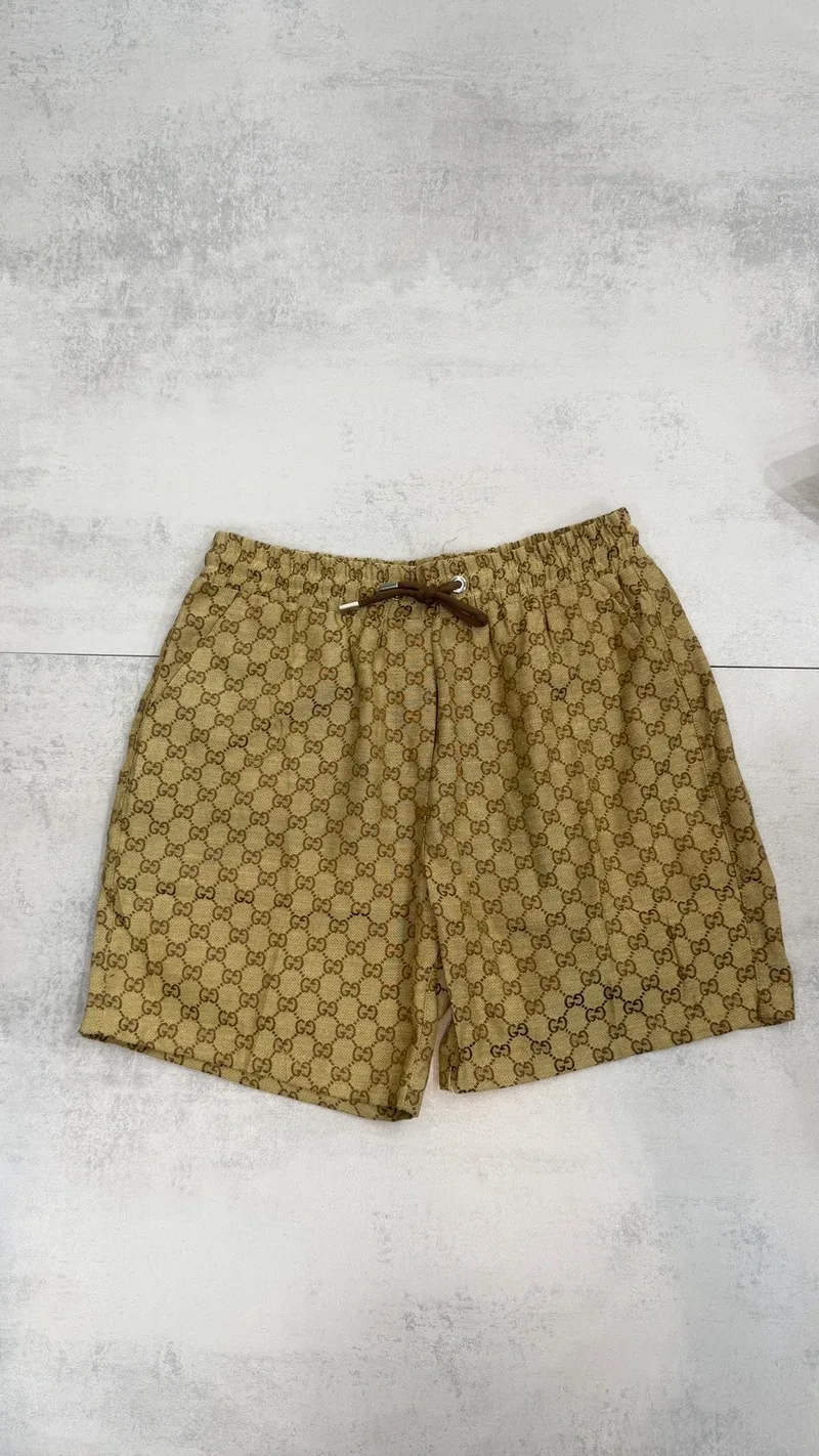 Bermuda Gucci Bege Monograma GG