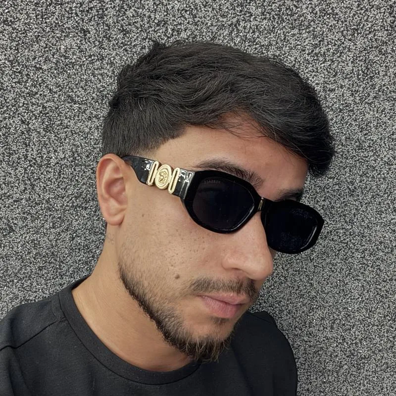 Óculos Versace Preto/Dourado