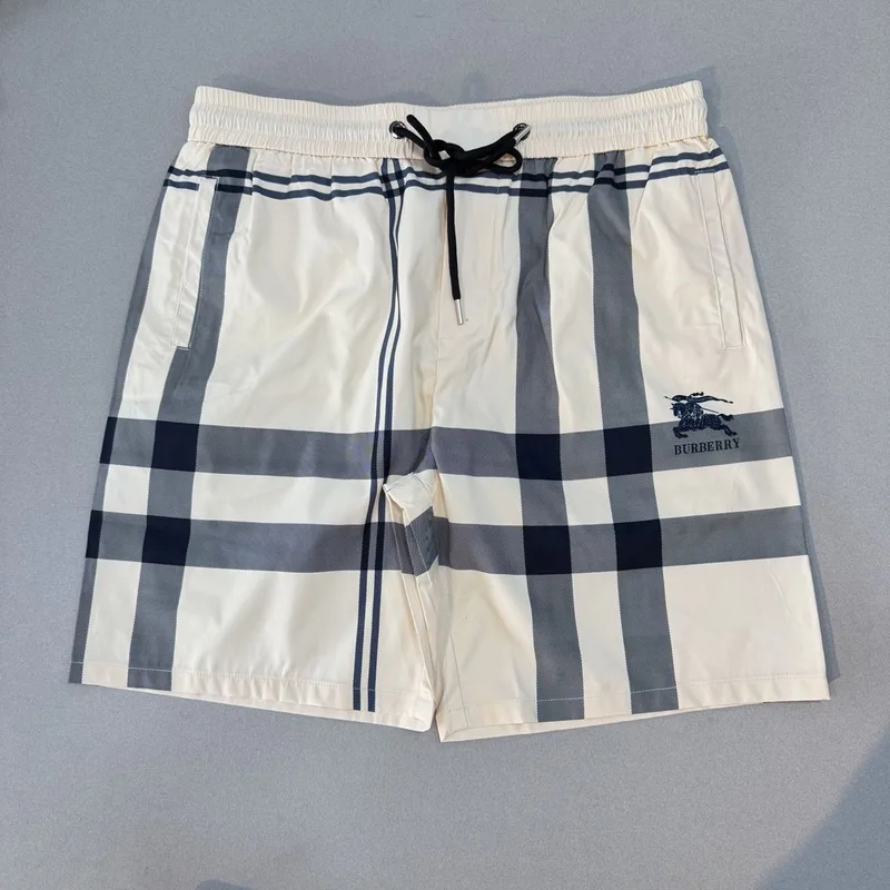 Bermuda Burberry Bege/Azul Xadrez