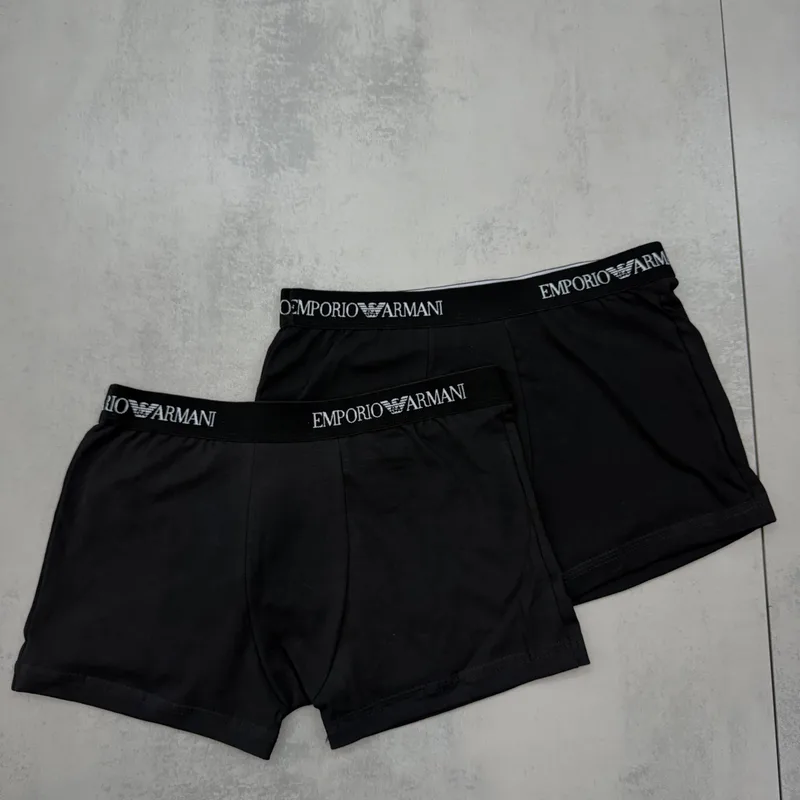 Cueca Boxer Emporio Armani Preta