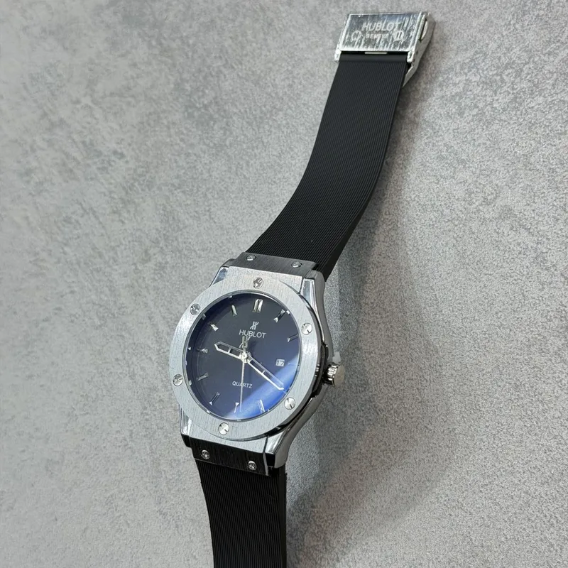 Relógio Hublot Preto/Prata - Modelo 2