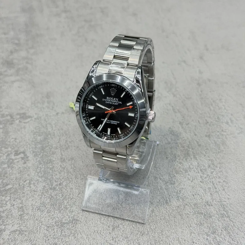 Relógio Rolex Oyster Perpetual Prata/Preto