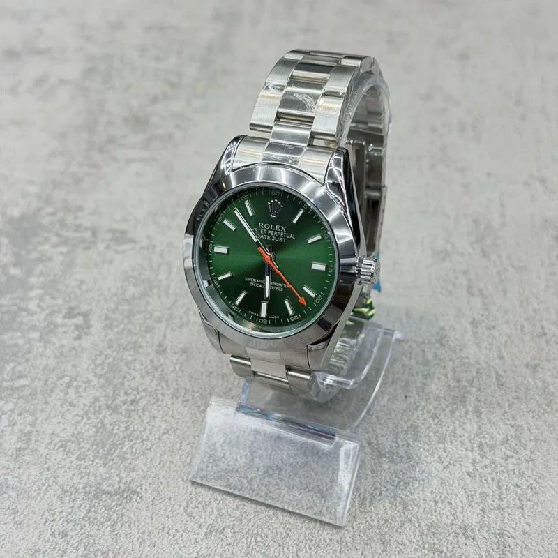 Relógio Rolex Oyster Perpetual Prata/Verde
