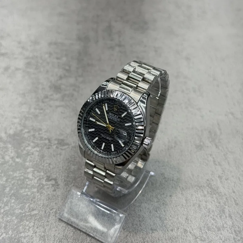 Relógio Rolex Datejust Prata/Preto