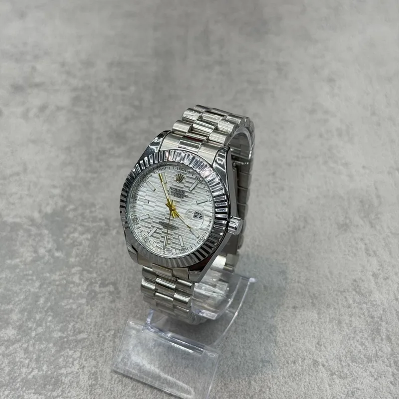Relógio Rolex Datejust Prata/Branco