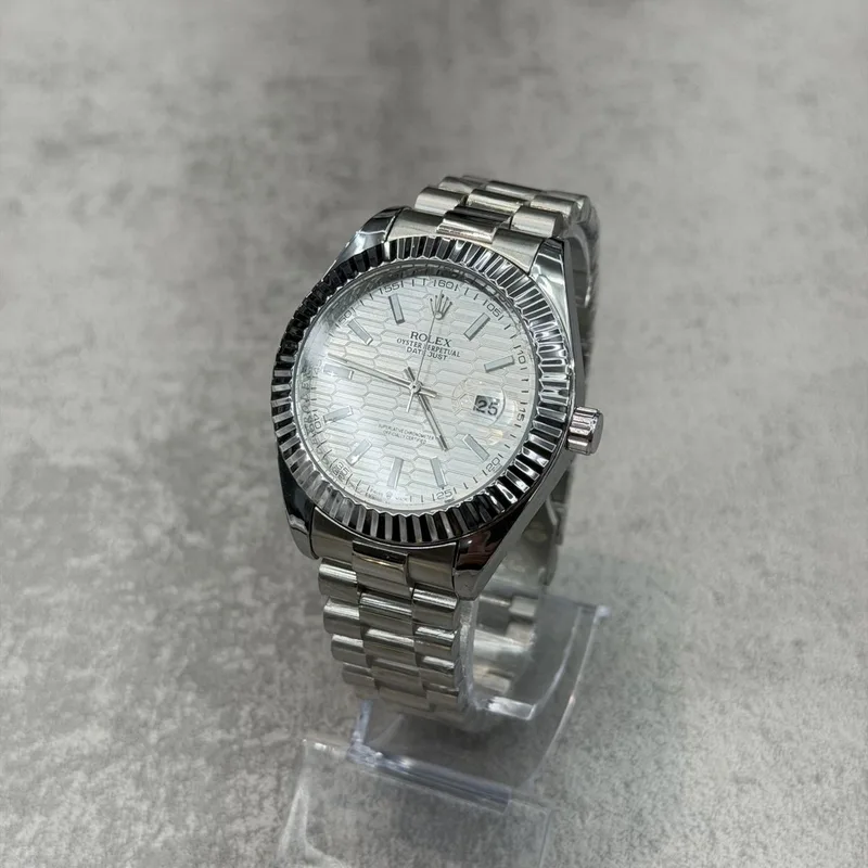 Relógio Rolex Datejust Prata/Branco - Modelo 2