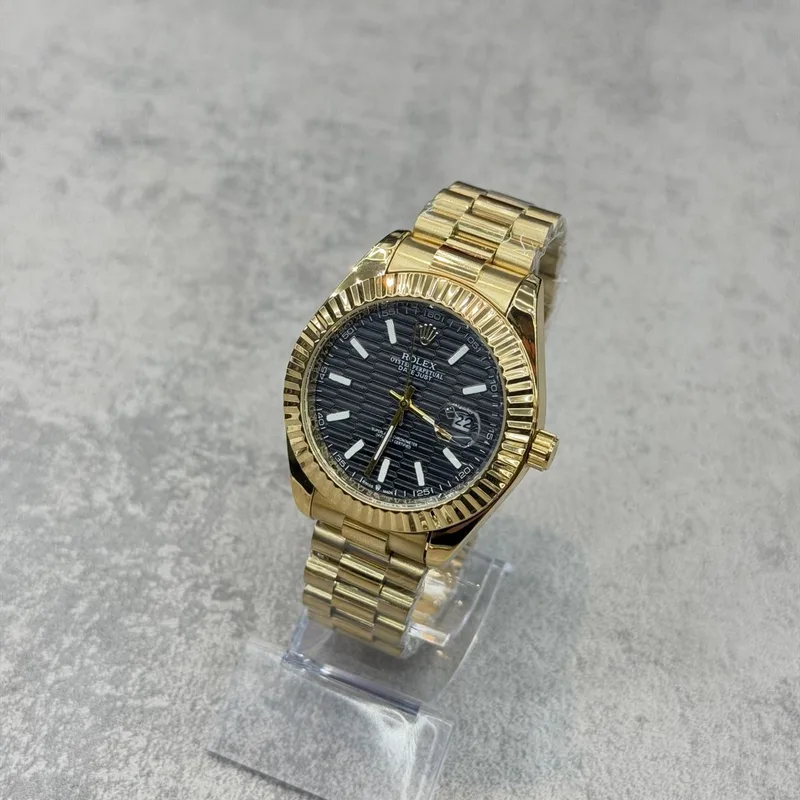 Relógio Rolex Datejust Dourado/Preto