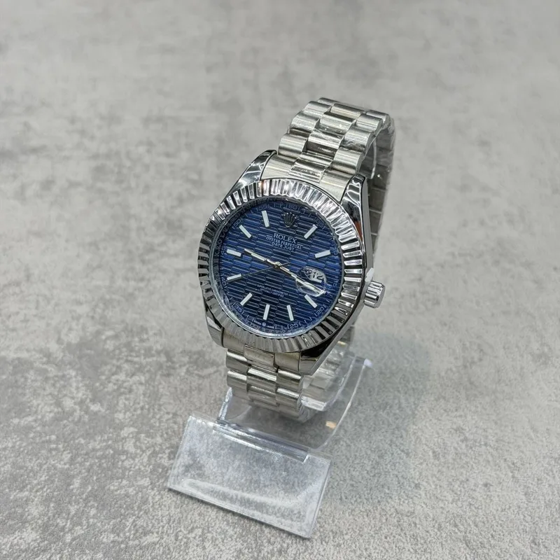 Relógio Rolex Datejust Prata/Azul - Modelo 2