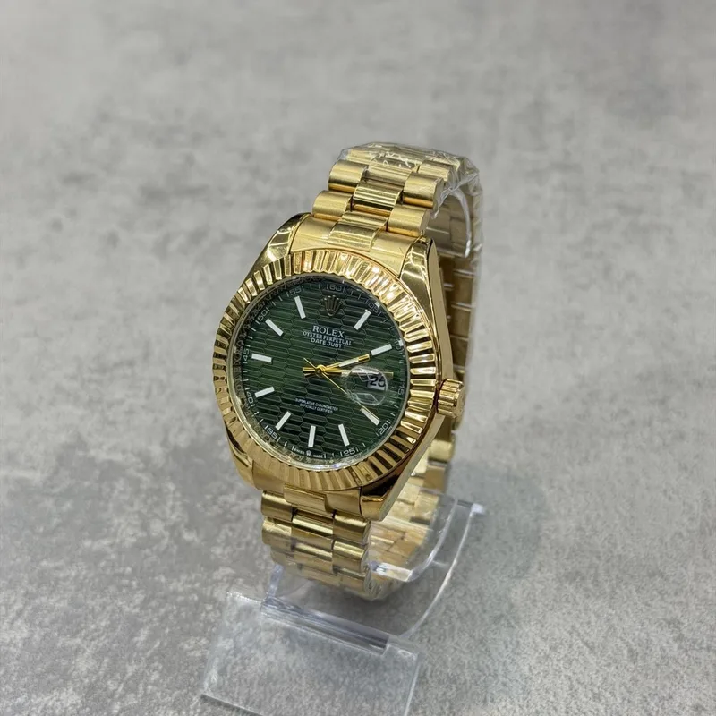 Relógio Rolex Datejust Dourado/Verde