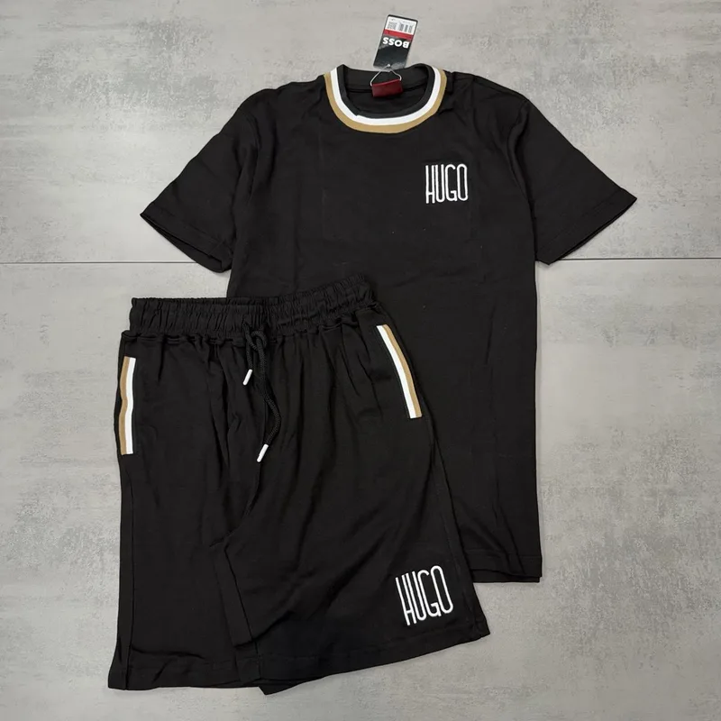 Conjunto Verão Hugo Moletinho Preto