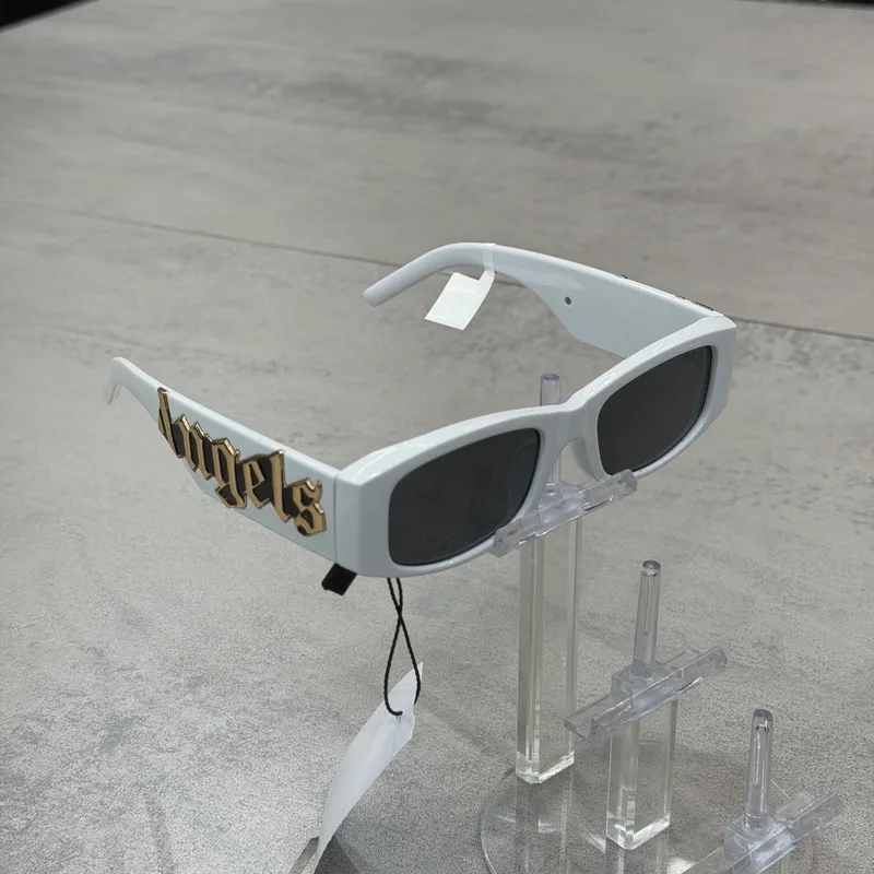 Óculos Palm Angels Modelo 01 Branco/Gold