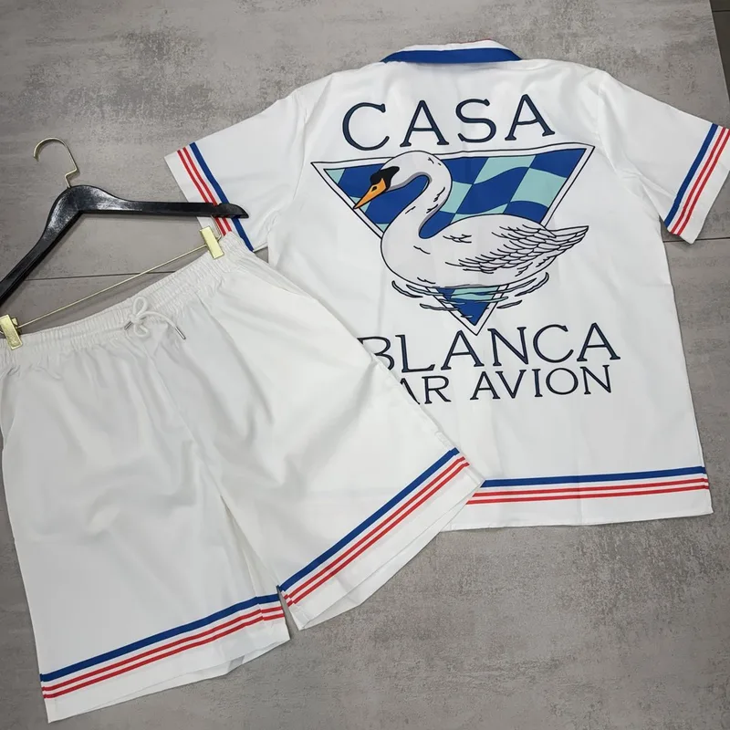 Conjunto Verão Casa Blanca Branco/Azul/Vermelho