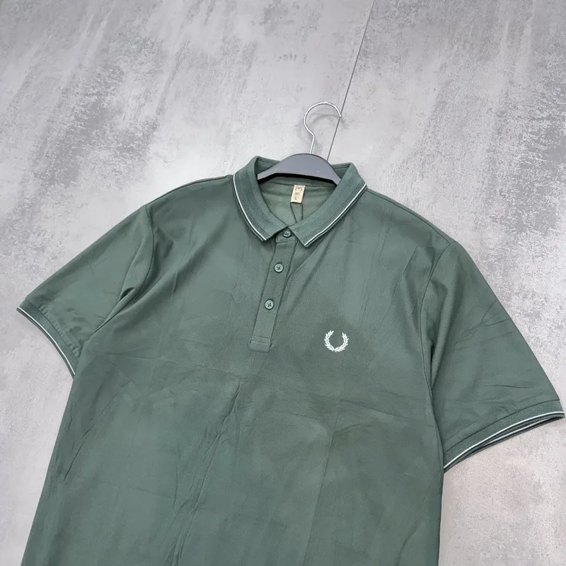Camisa Polo Fred Perry Poliamida Verde