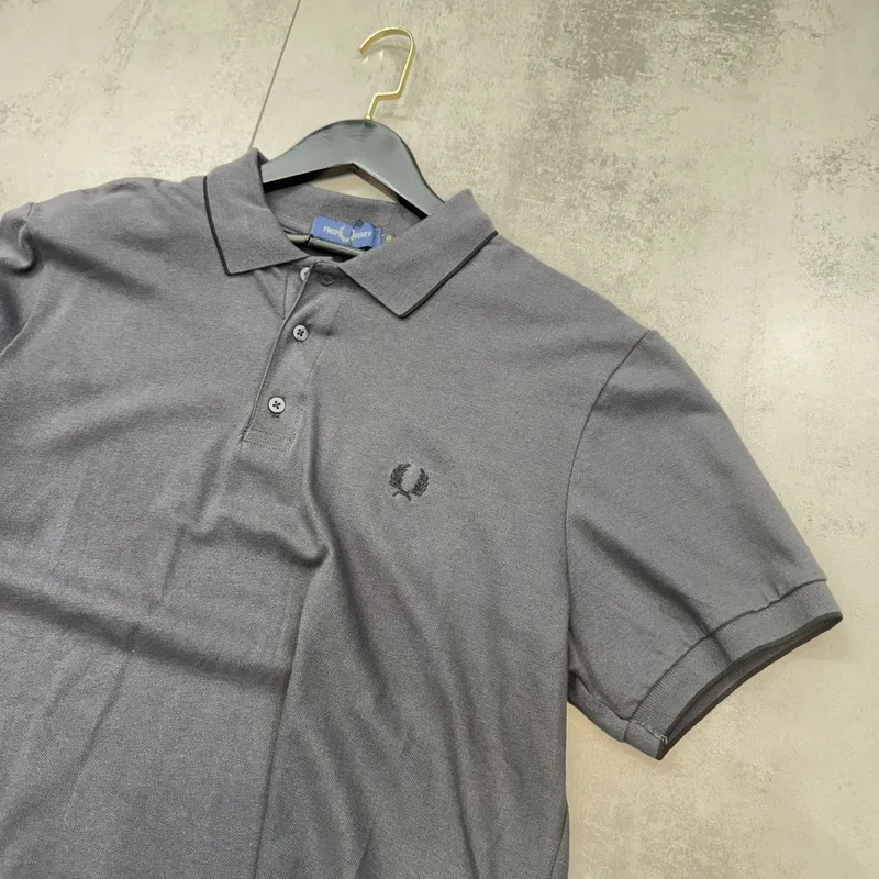 Camisa Polo Fred Perry Cinza