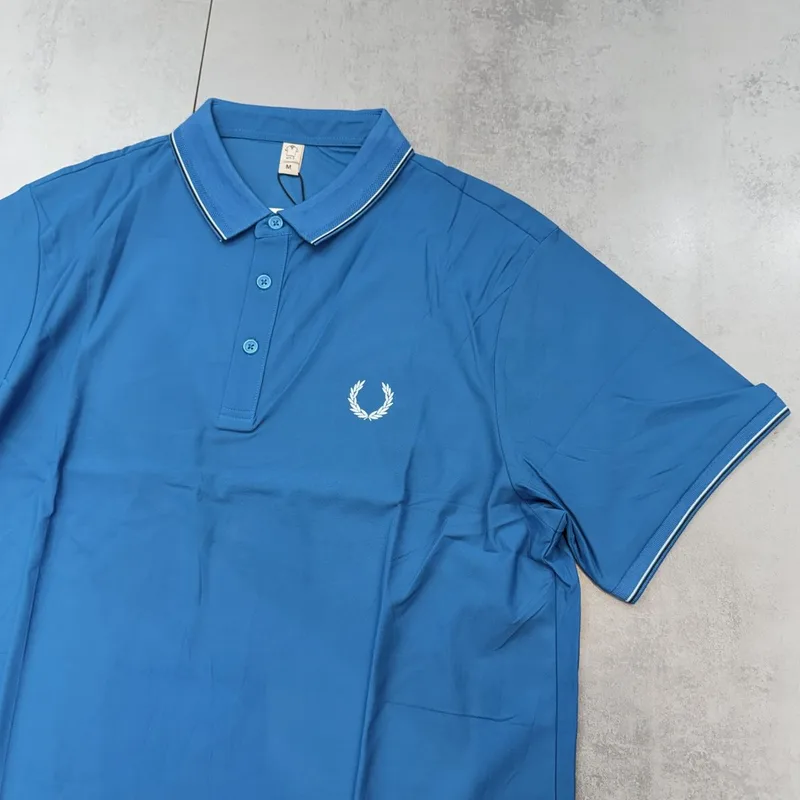 Camisa Polo Fred Perry Azul Turquesa