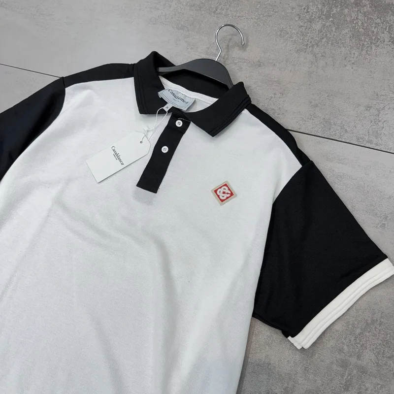 Camisa Polo Casa Blanca Branca/Preta
