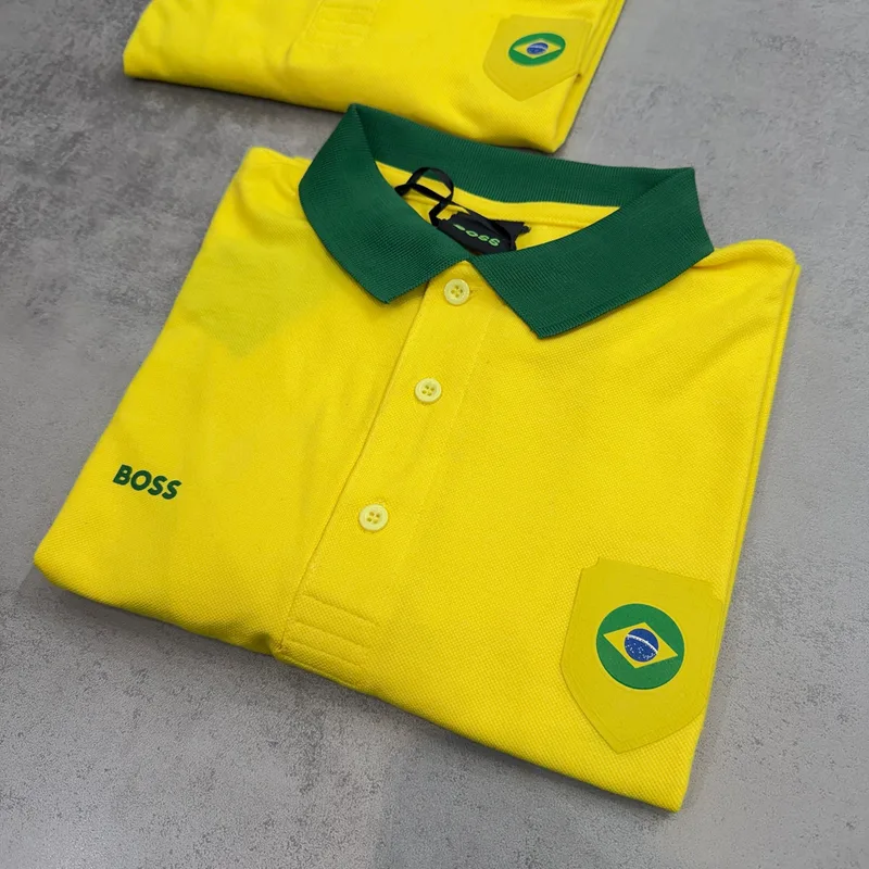 Camisa Polo Boss Edição Brasil