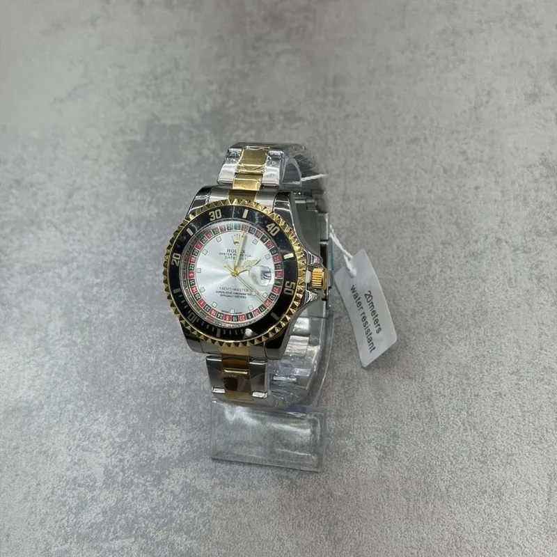 Relógio Rolex Yacht-Master Prata/Dourado