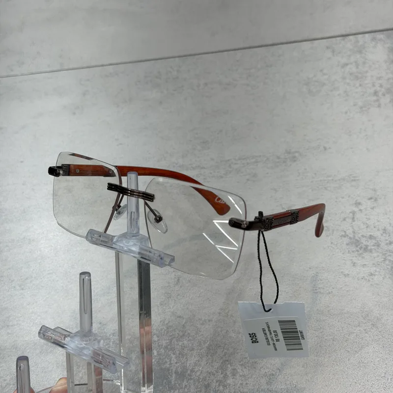 Óculos Cartier Mod. 1 Marrom Lente Transparente