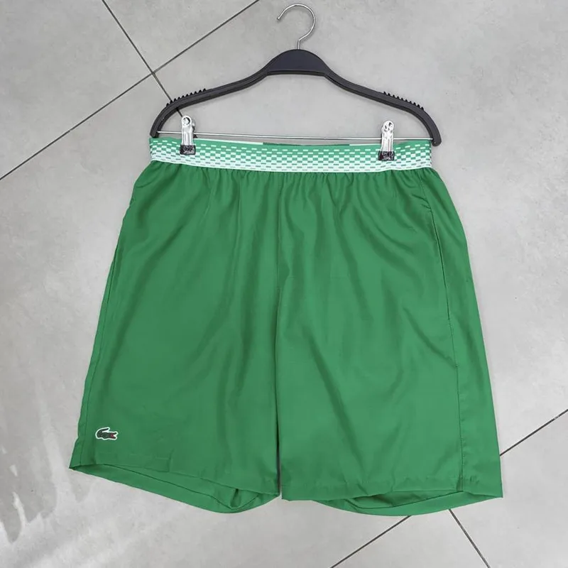 Bermuda Lacoste Verde Cós Estampado