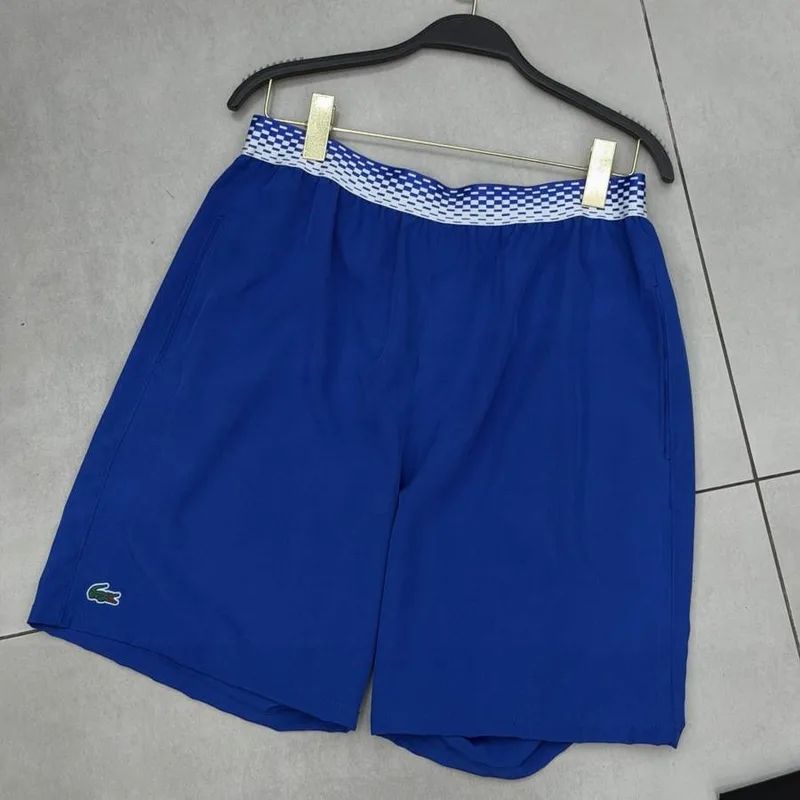 Bermuda Lacoste Azul Royal Cós Listrado