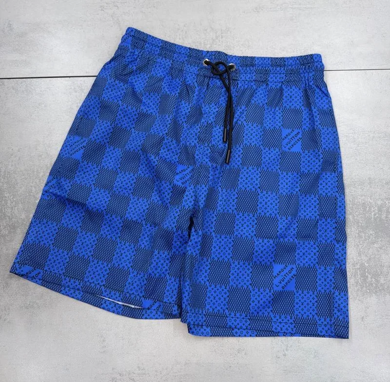 Bermuda Louis Vuitton Azul Monograma