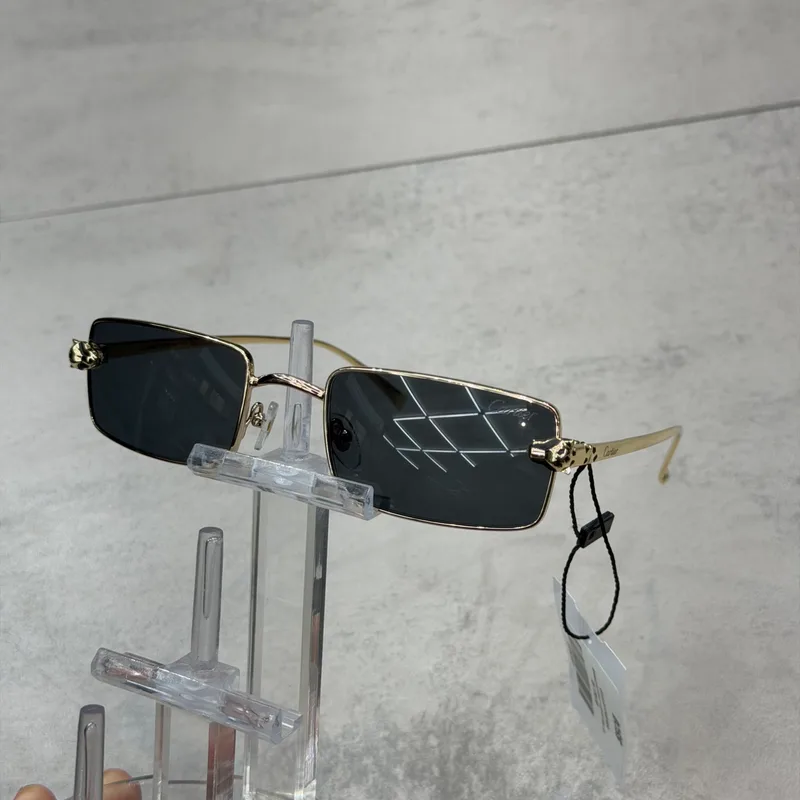 Óculos Cartier Armação Gold Lente Preto