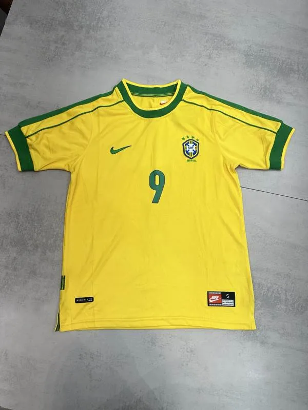Camisa Seleção Brasileira Amarela Nº 9