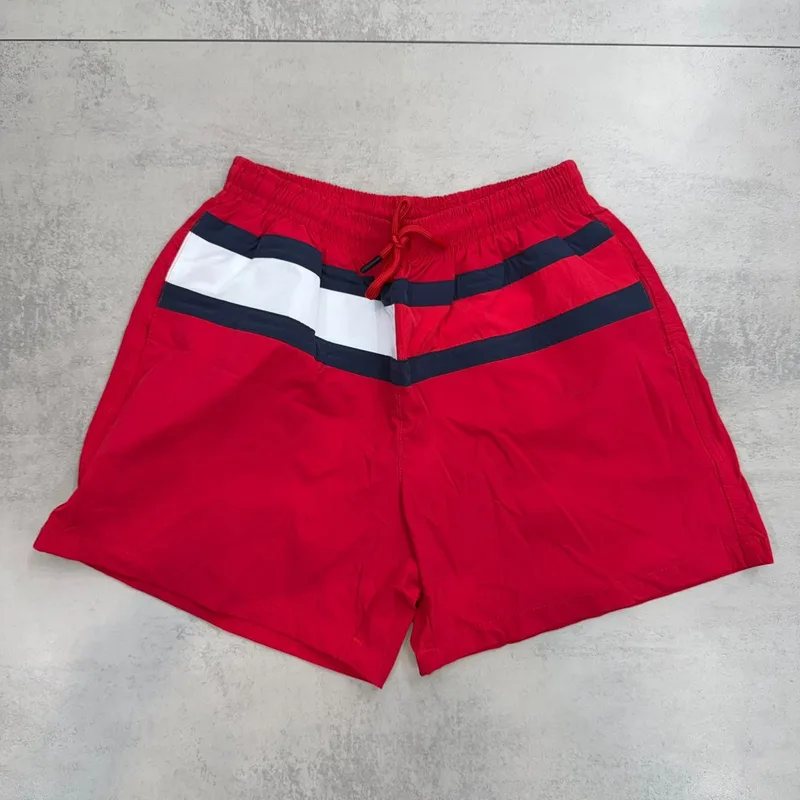 Bermuda Tommy Vermelha Tricolor