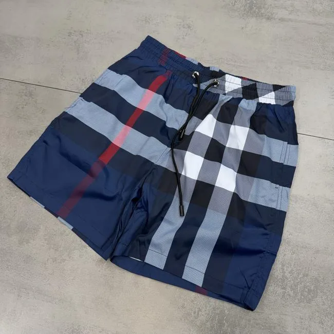Bermuda Burberry Azul Xadrez