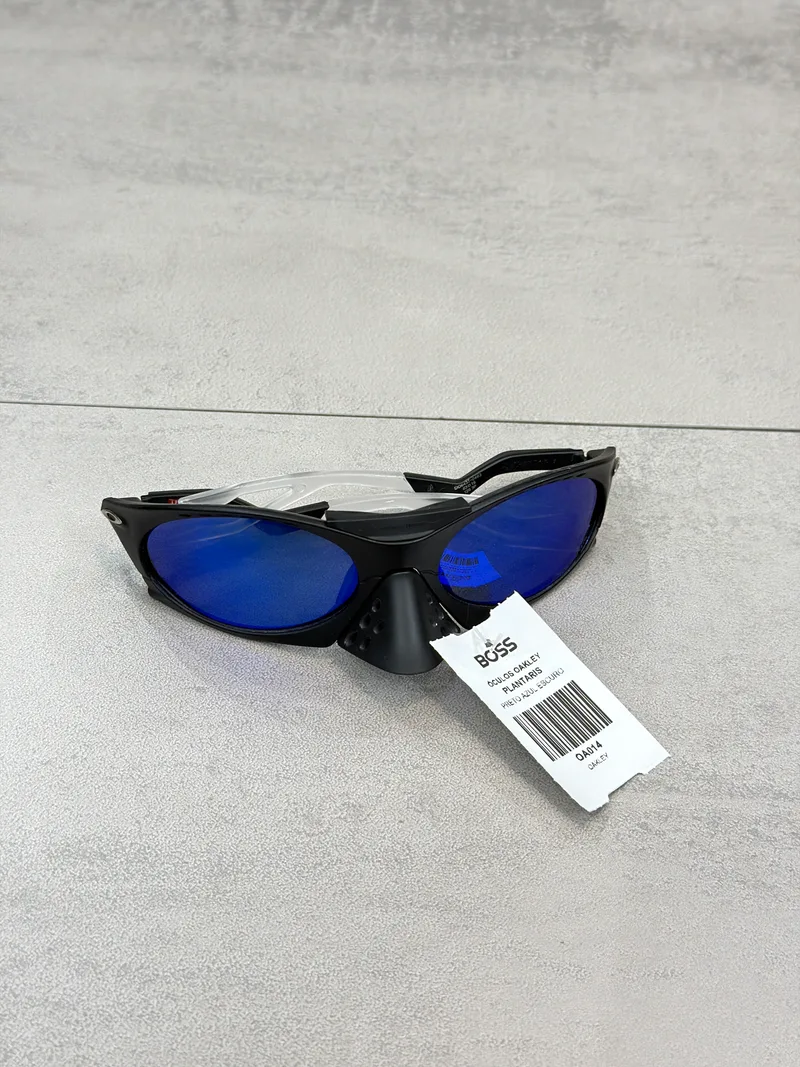 Óculos Oakley Plantaris Preto Azul Escuro