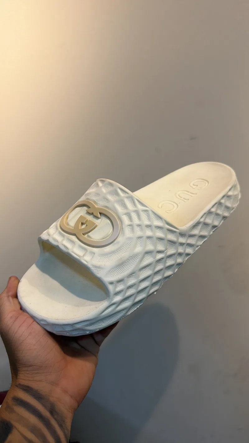 Slide Gucci Spider Branco