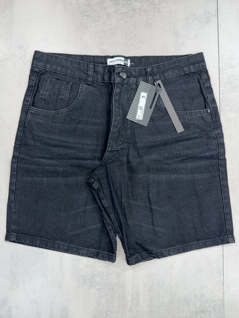 Bermuda Jeans Jay Jones Preta