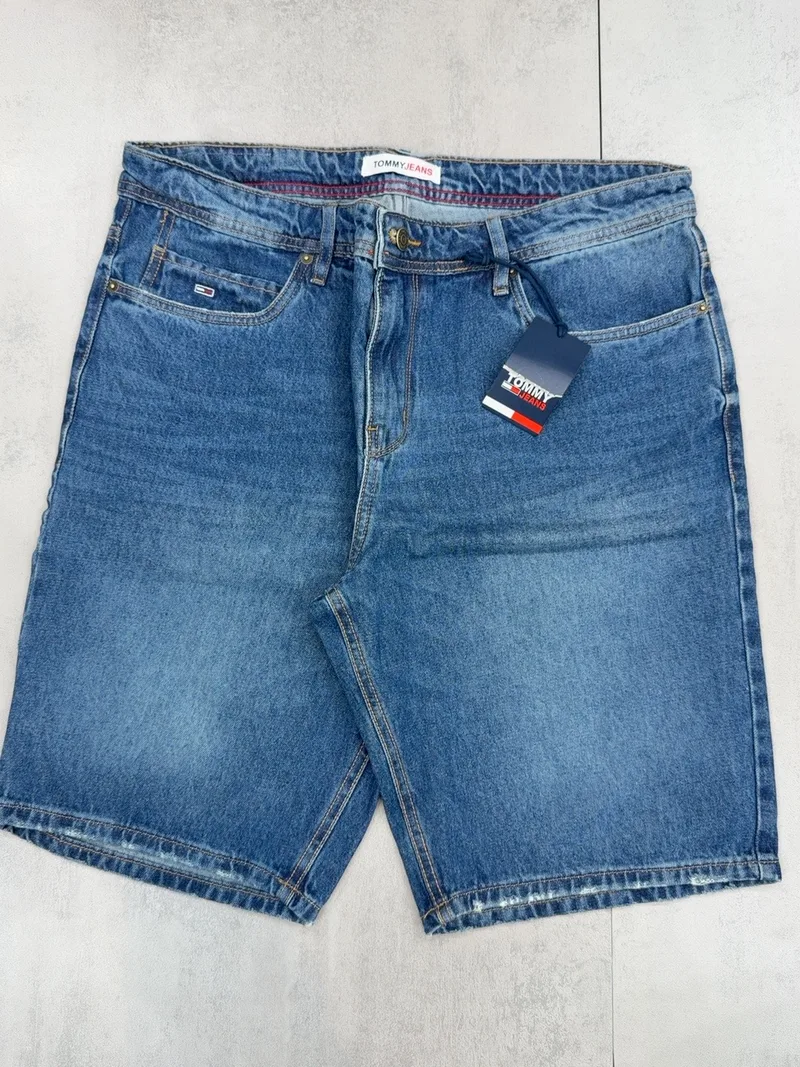 Bermuda Jeans Tommy Azul