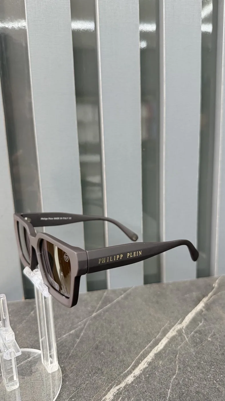 Óculos Philipp Plein Marrom/Gold