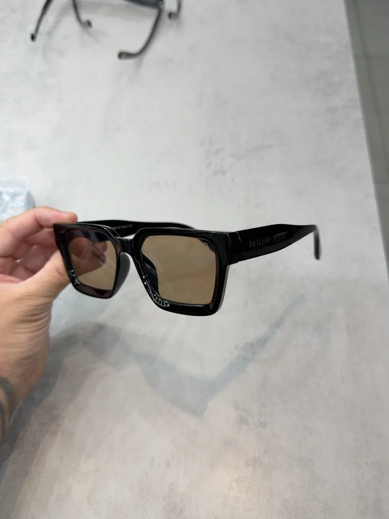 Óculos Philipp Plein Black/Transparente/Gold