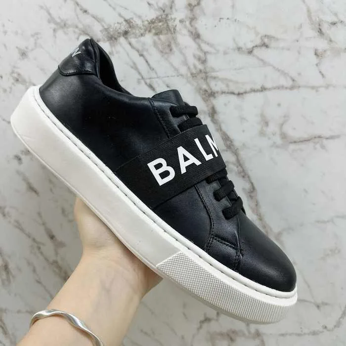 Tênis Balmain Balmain Preto/Branco Faixa Branco