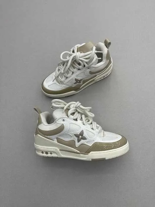 Tênis Louis Vuitton LV Skate Bege