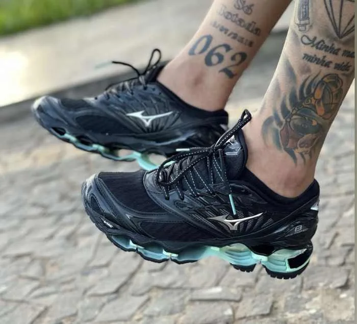 Tênis Mizuno Prophecy 8 Verde Água