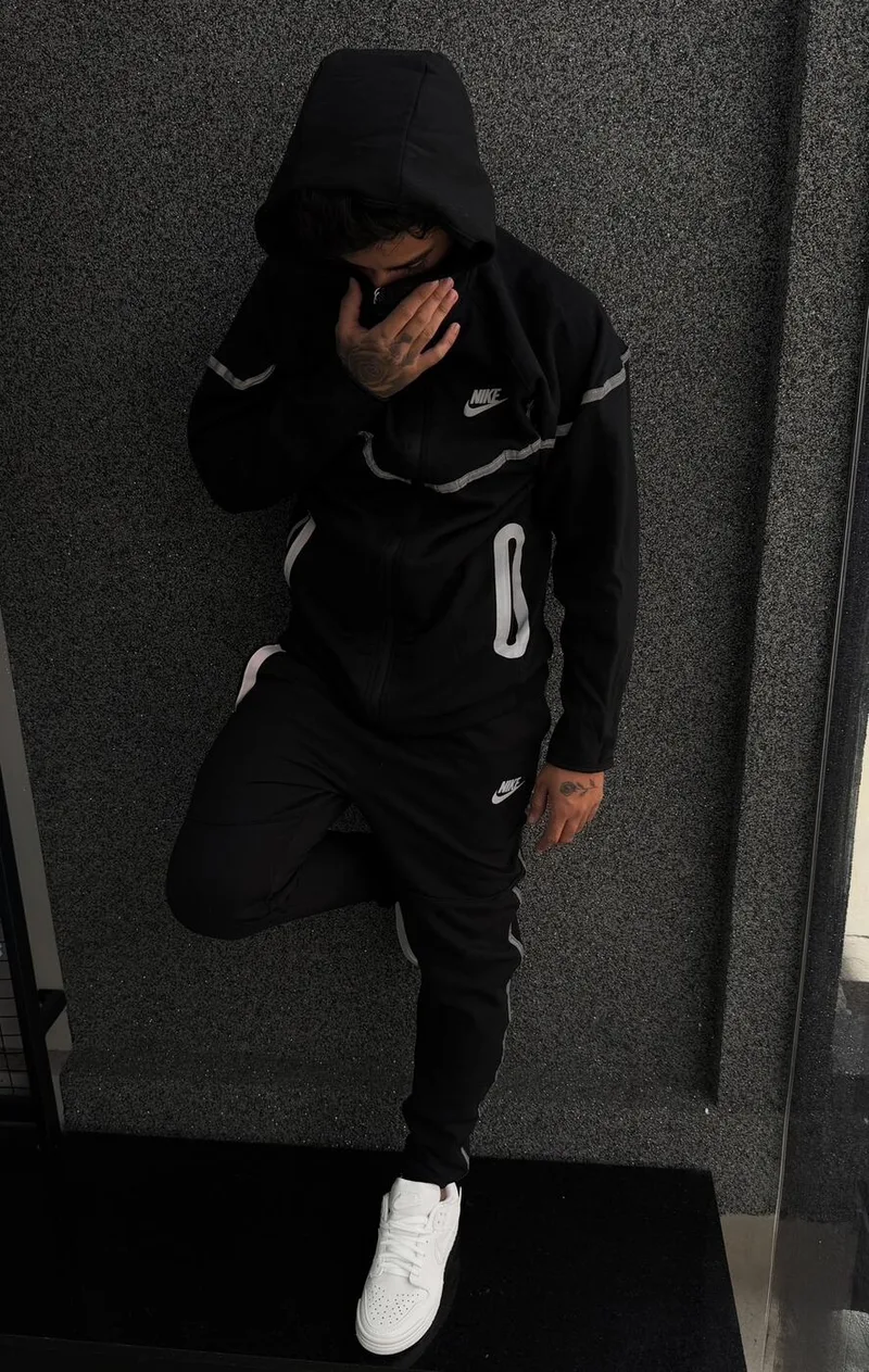 Conjunto de Frio Moletom Nike Refletivo