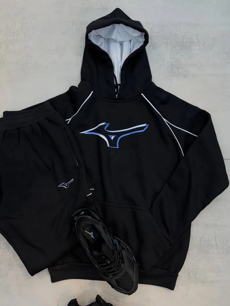 Conjunto de Frio Moletom Mizuno