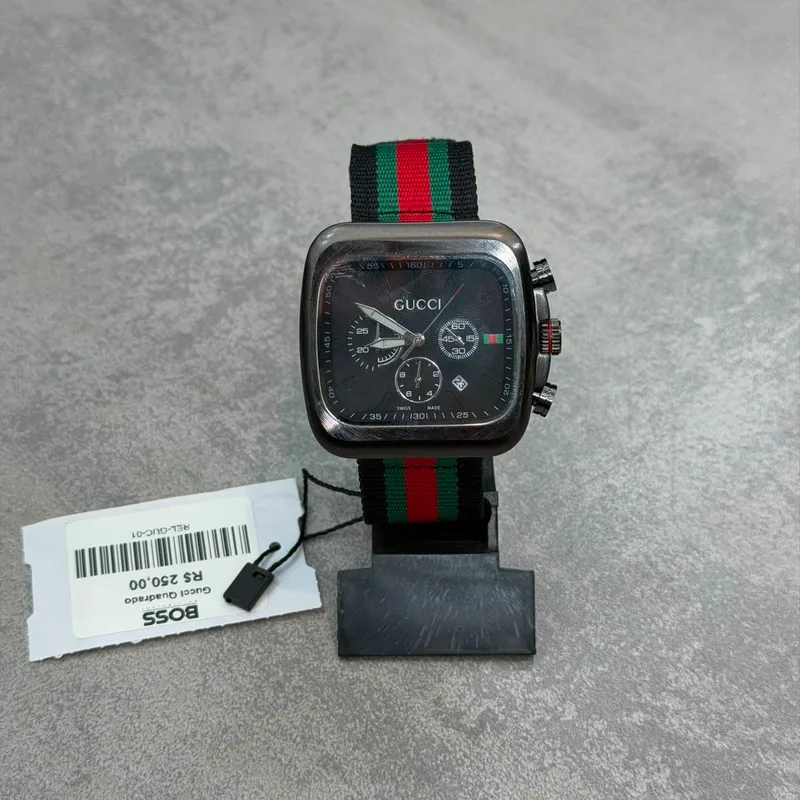Relógio Gucci Quadrado