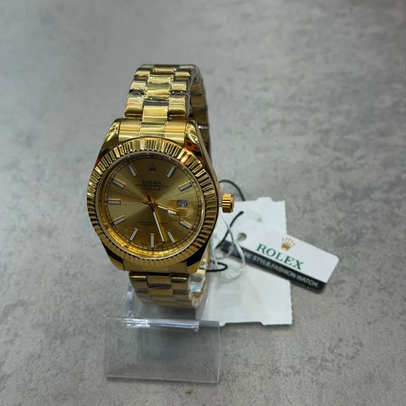 Relógio Rolex Dourado Fundo Dourado Mod. 9